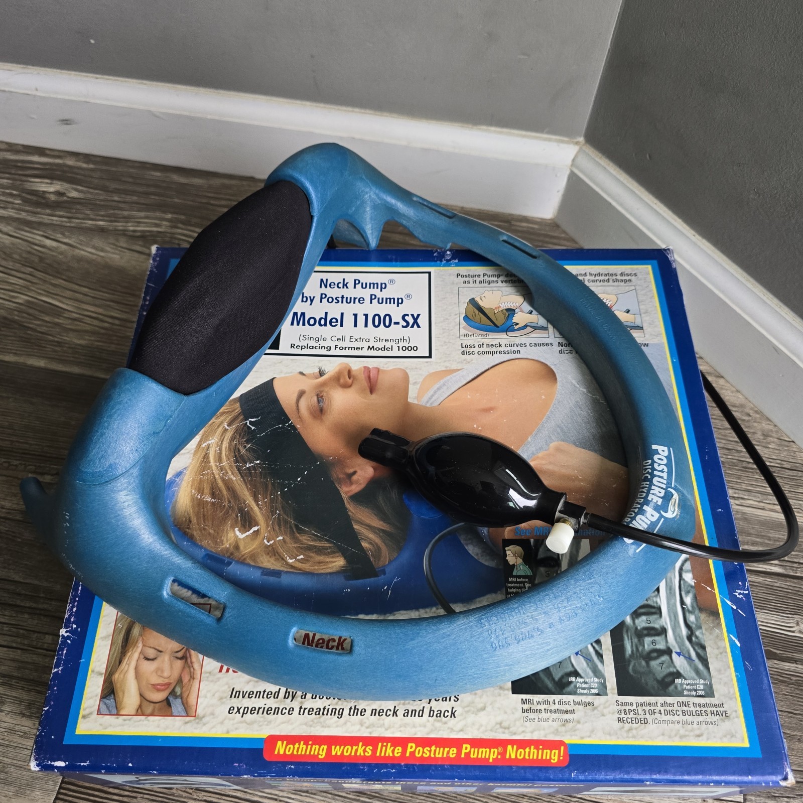 Posture Pump Model 1100-SX Neck Disc Hydrator Cervical Spine Therapy NO STRAP