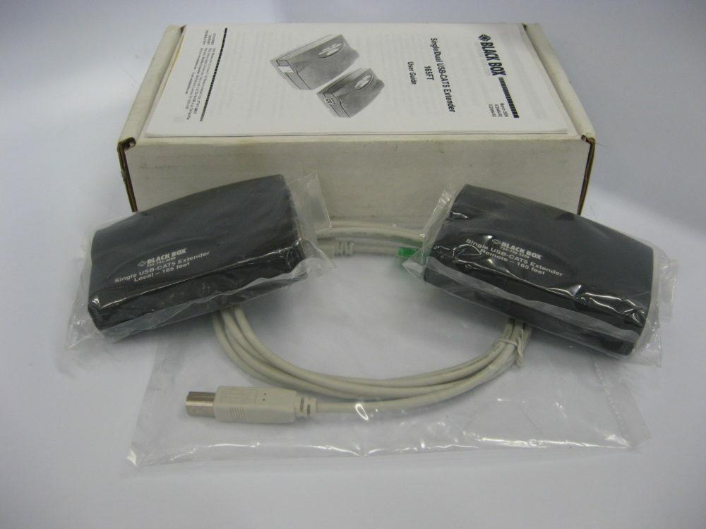 Black Box IC244A-R2 Single/Dual USB-CAT5 Extender (165 Feet) - Free US Shipping