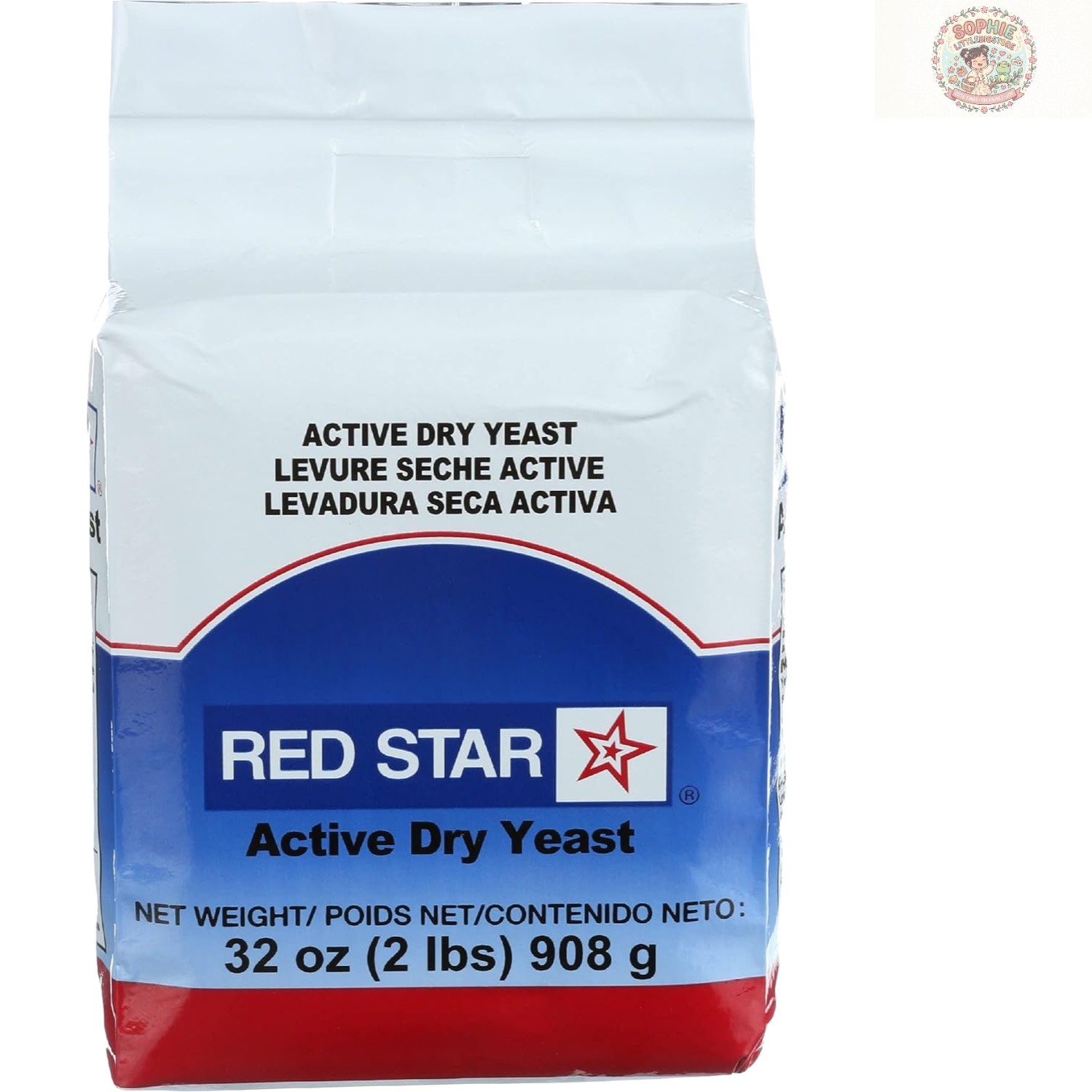 Hefty 32 Ounce Active Dry Yeast - Versatile Leavening for All Baking Needs