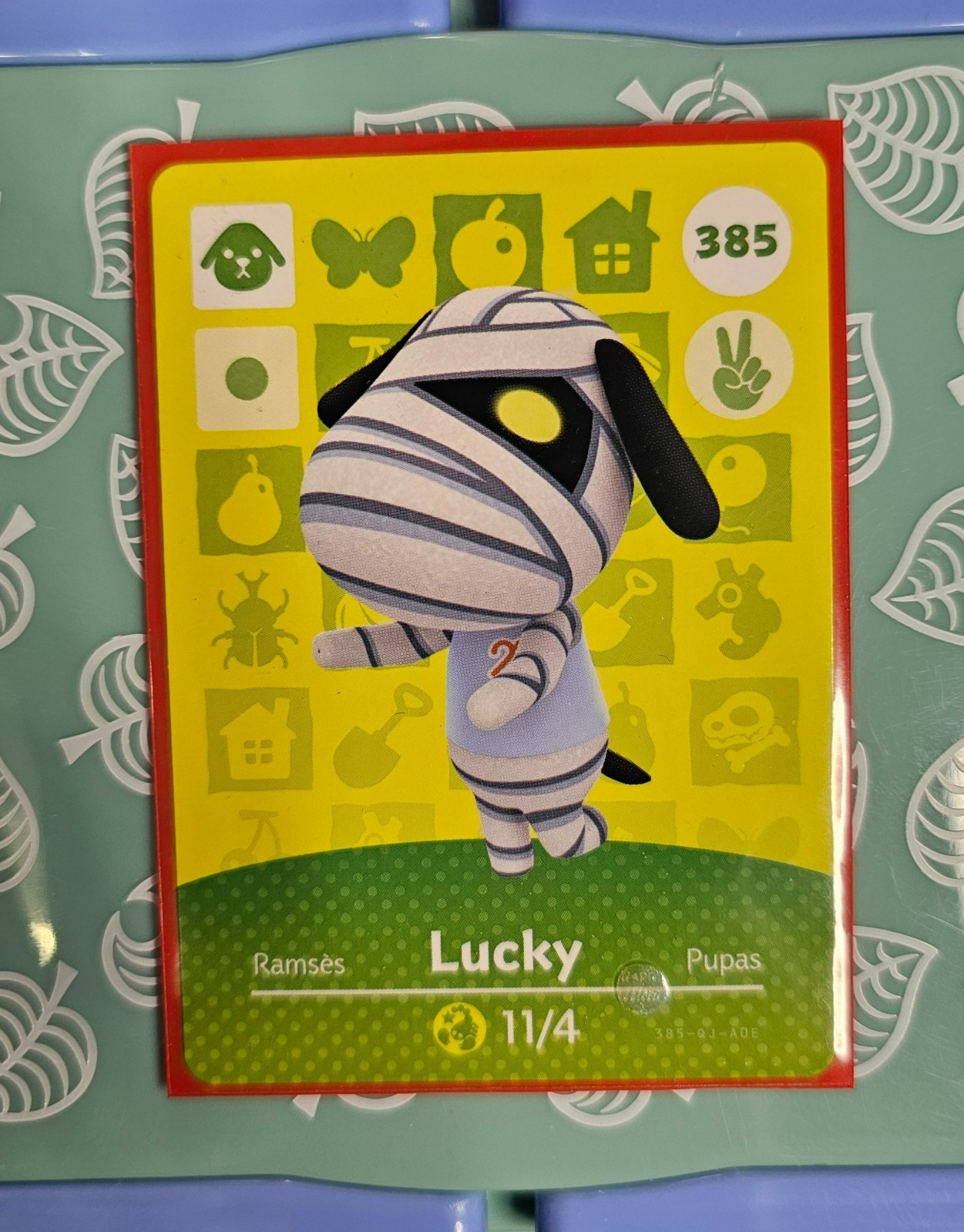 Lucky # 385 Animal Crossing Amiibo Card AUTHENTIC Series 4 NEW NEVER SCANNED!!!