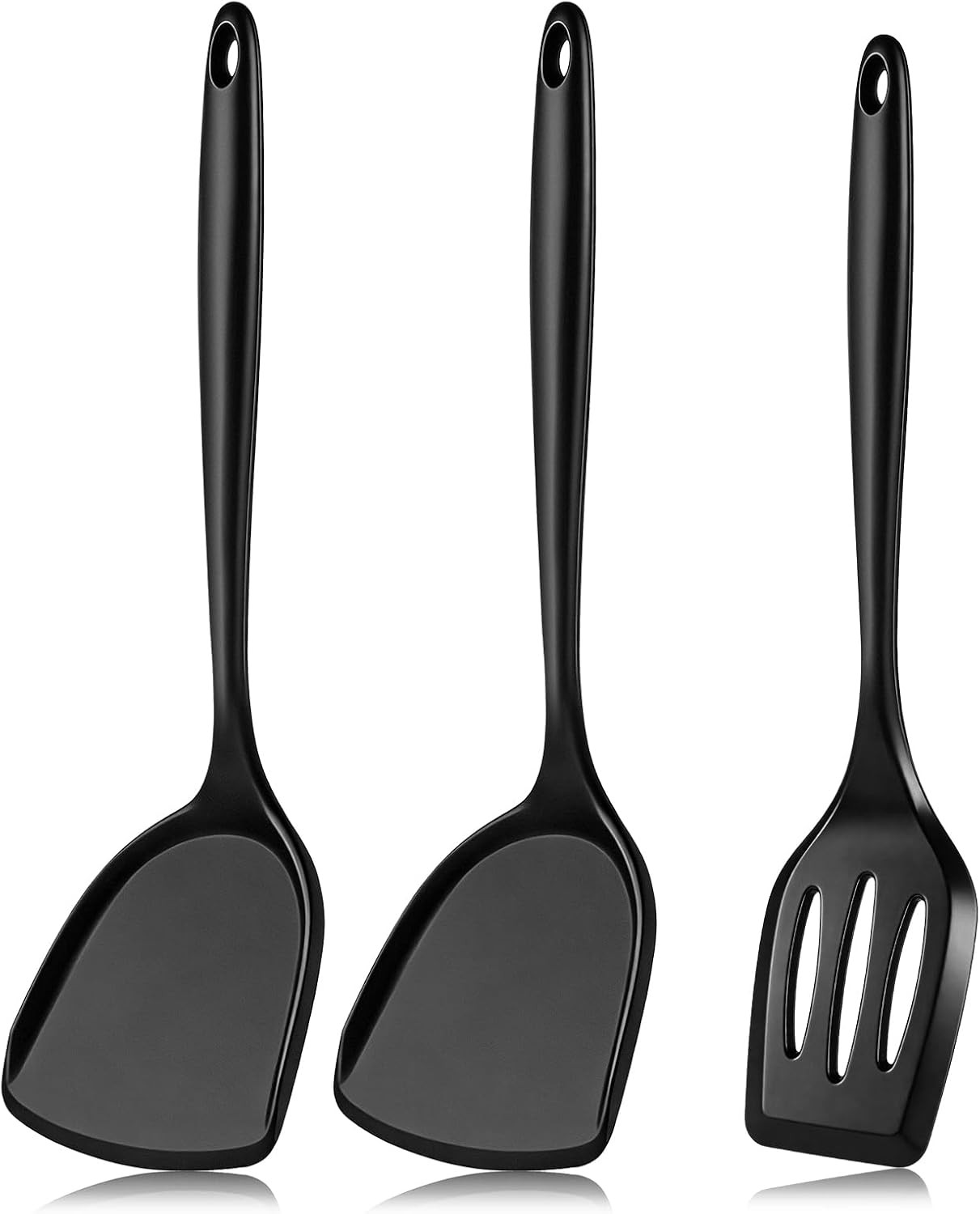 3 Pieces Silicone Spatula, Pacifier-Grade Silicone Spatulas Set Heat Resistant 6