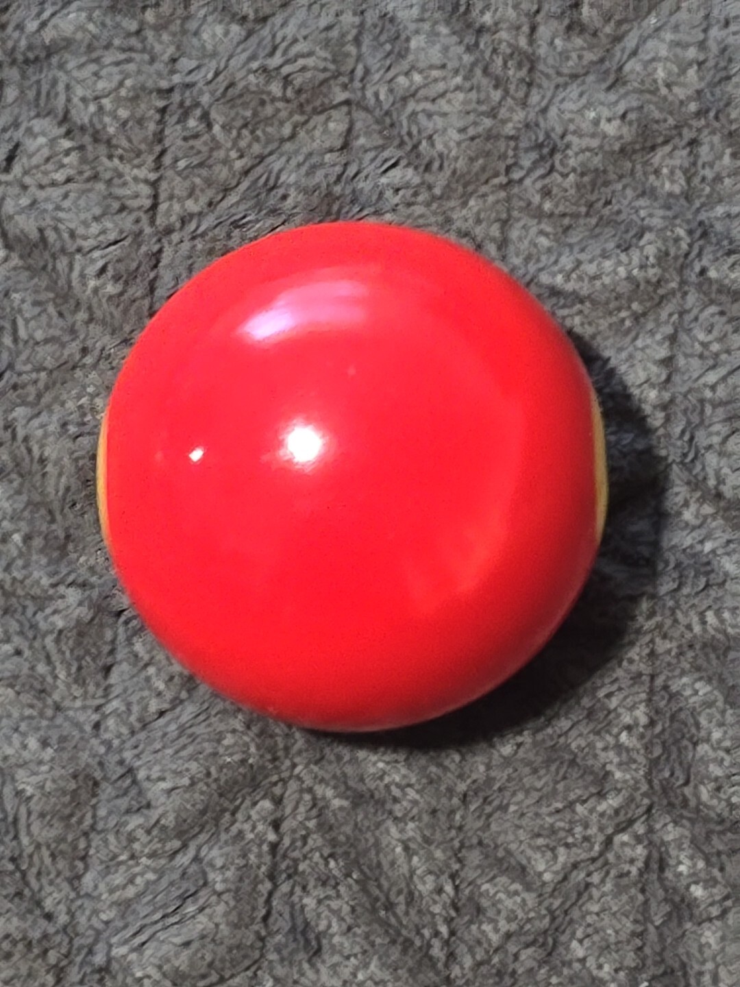 🎱Vintage Replacement Belgian(#3) Pool Ball~Billiards Solid Red Ball 2"