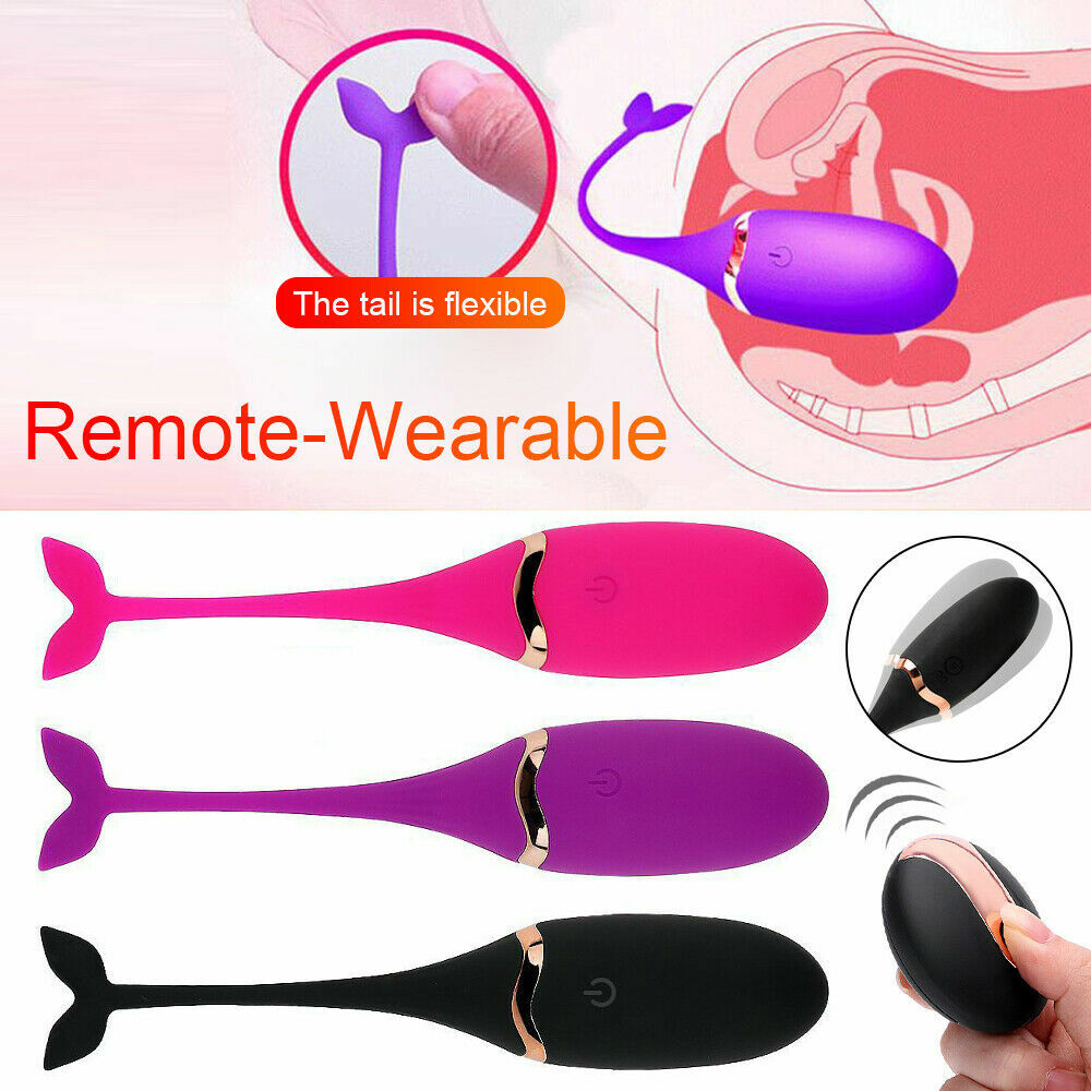 Remote-Control-Wearable Exercise Weight Vibrating Bullet Egg Vibrator for Women