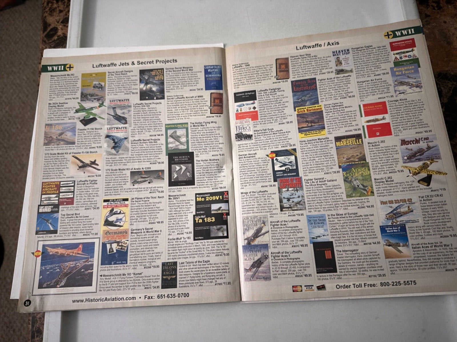 HISTORIC AVIATION Official CATALOG - Winter 2001!