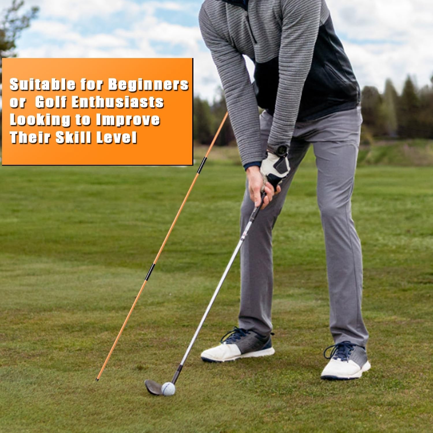 Professional 2 or 3 or 4 Pack Collapsible Golf Alignment Sticks, Premium 40" ...