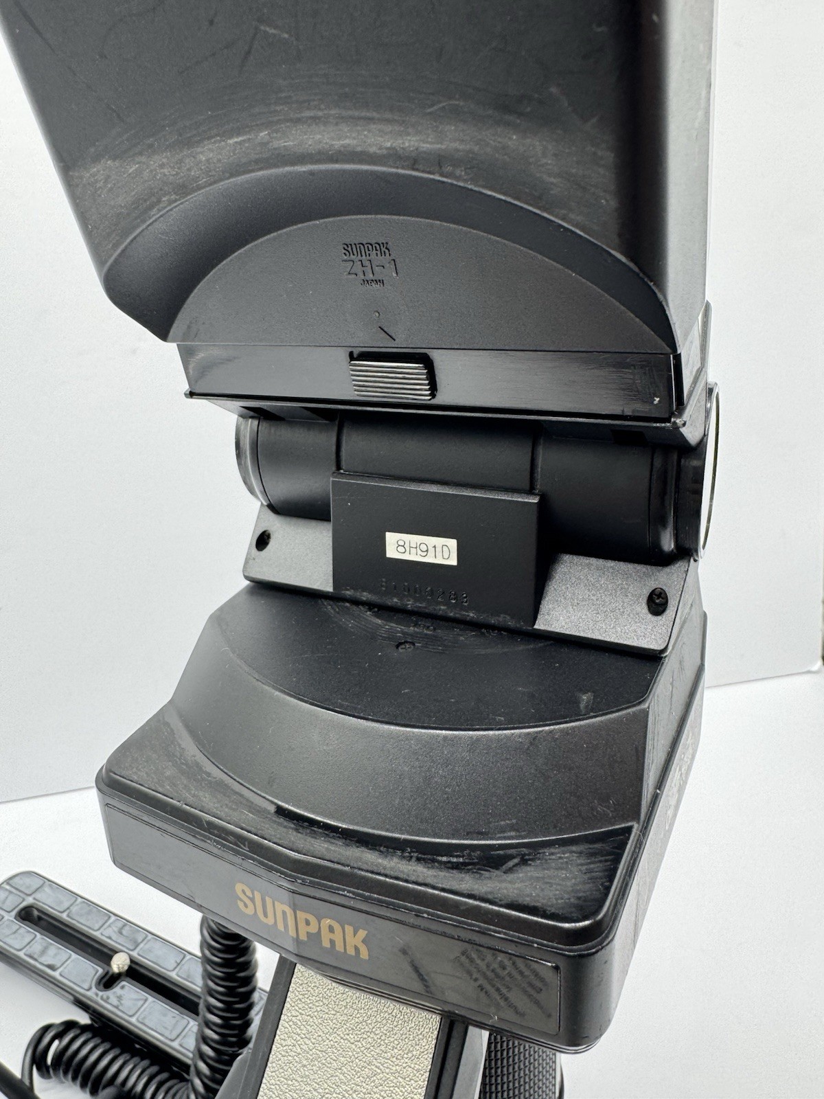 Sunpak 622 Super Pro System Flash w/ Handle SH-1 Cord Manual Tested