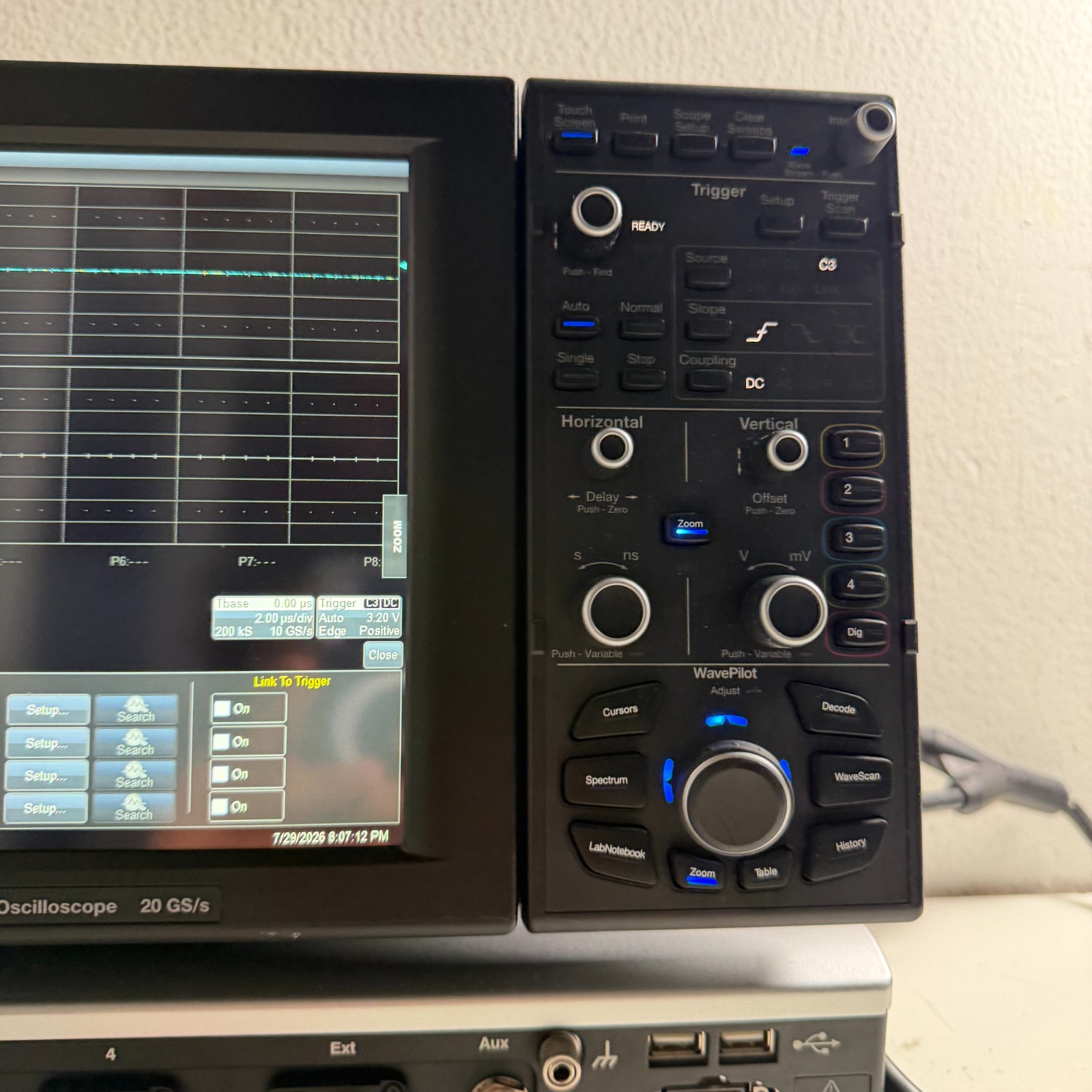 LeCroy WaveRunner 610Zi 12.1" WideScreen Touch Screen Digital Oscilloscope