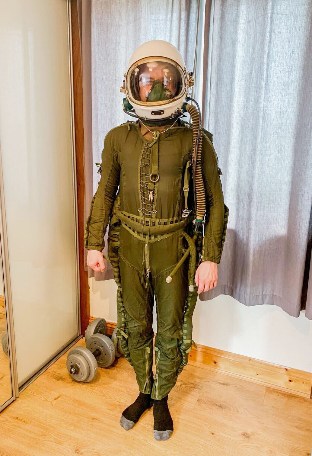 Air Force Mig-29 Fighter Pilot Pressure Compensating Suit  1#  2# 3#