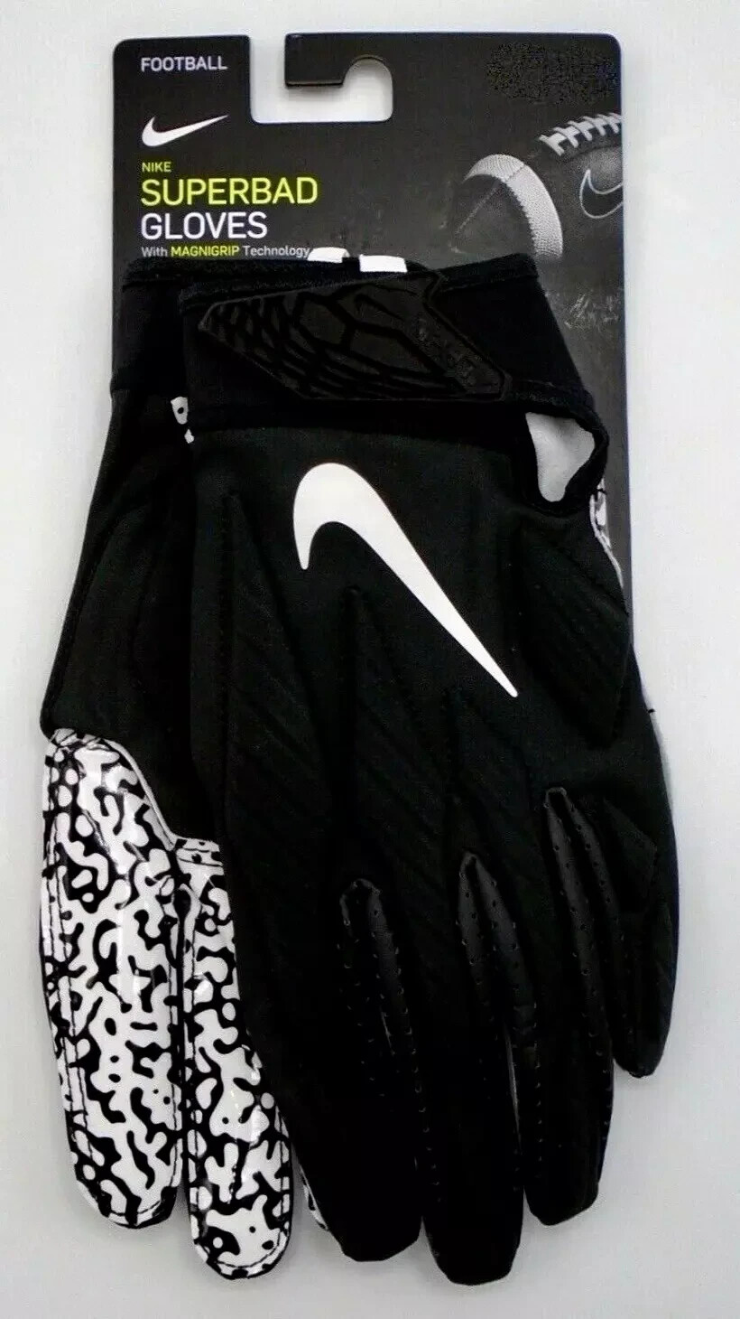 Nike Superbad 5.0 Football Gloves Men's Large Black/White
