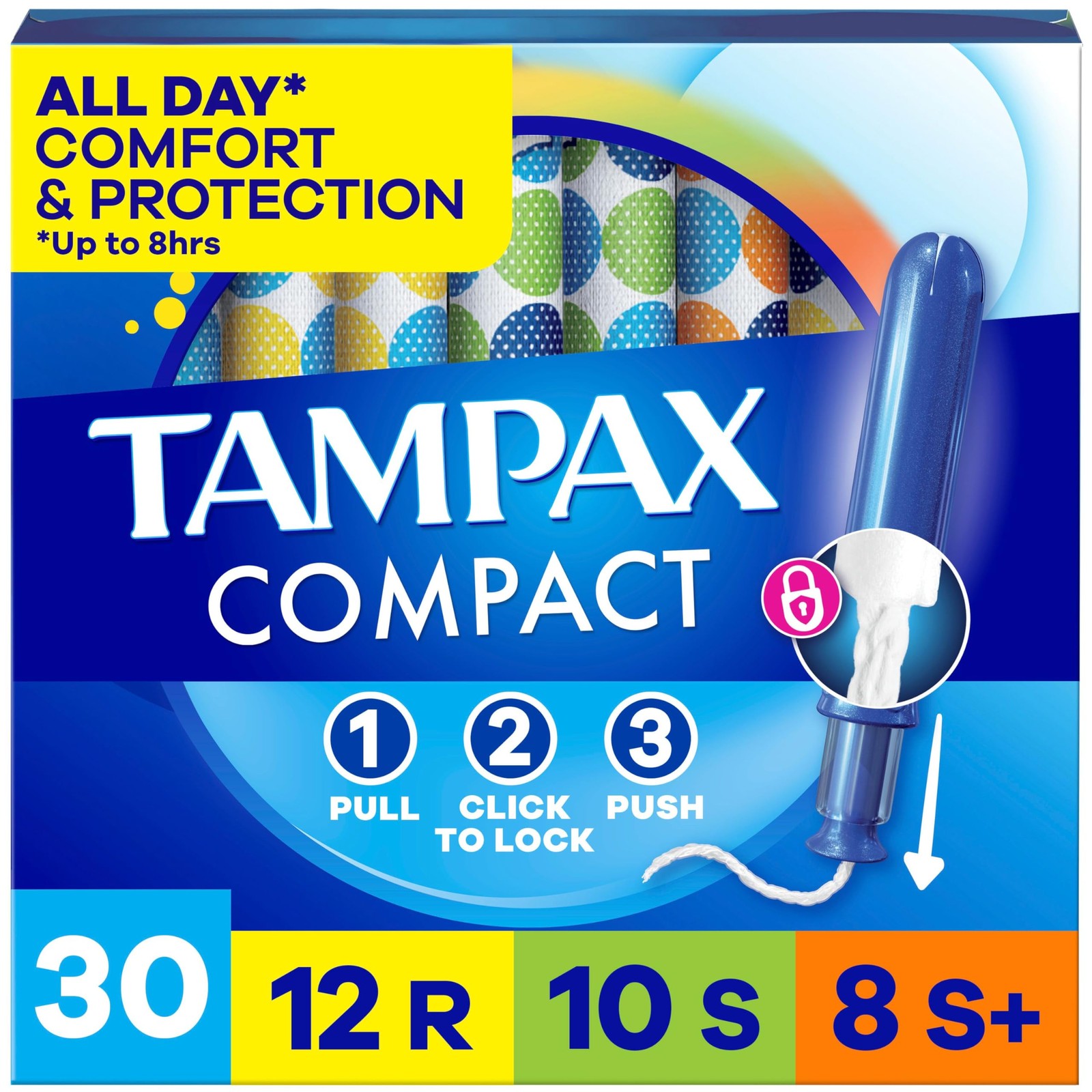 Compact Pearl Tampons for Women Multipack, with LeakGuard Braid & Extendable ...