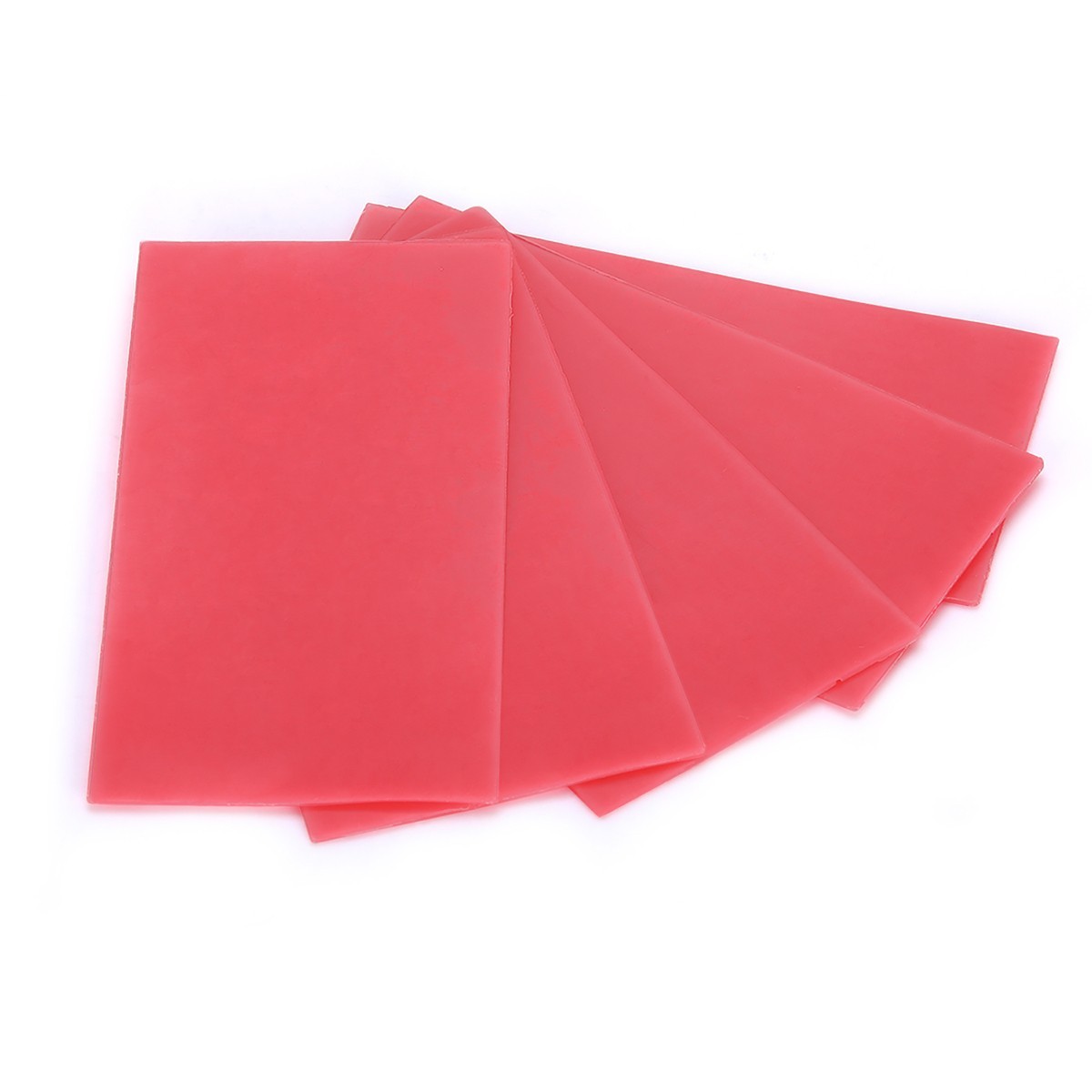 18 Sheets Dental Base Plate Wax Red Modeling Wax 1.3mm Utility Instruments