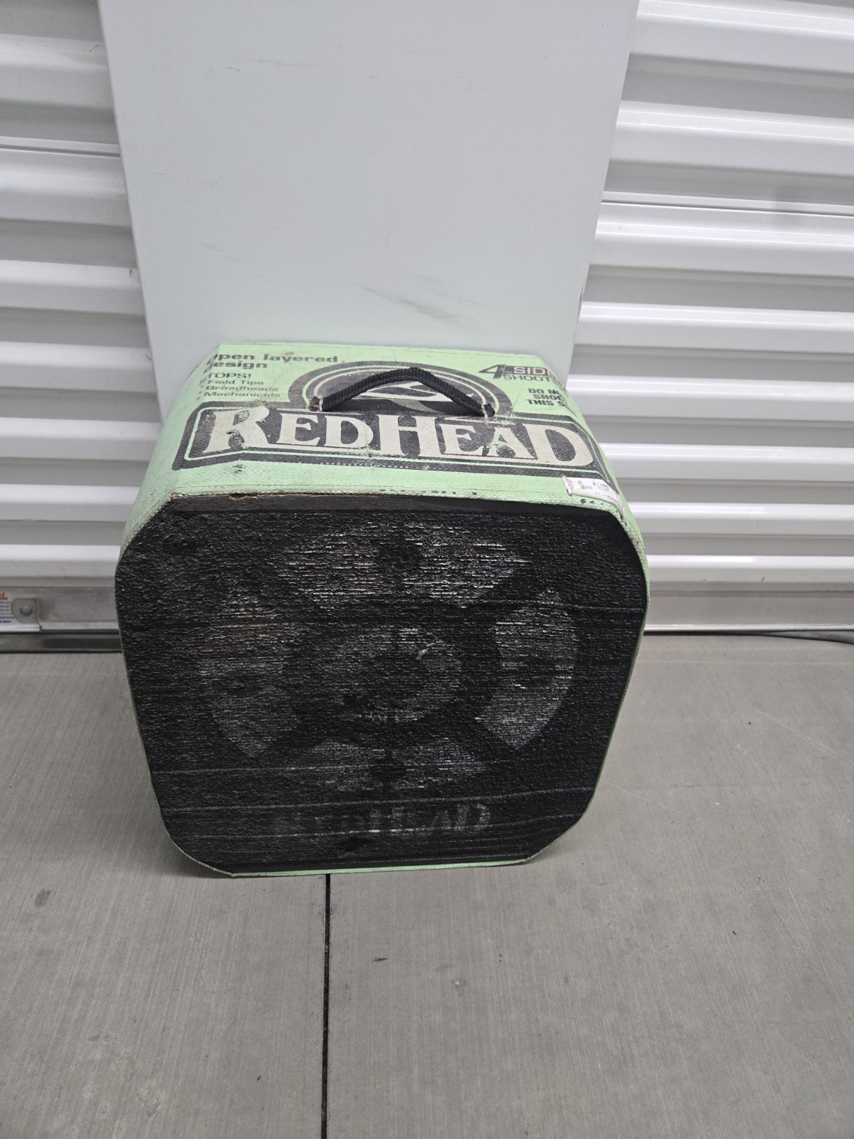 Red Head 4 Sided Archery Target Shooting Target Outdoor Hunting Practice 18"