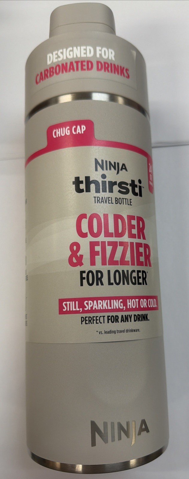 Ninja Thirsti 24Oz. Travel Bottle Leak Proof Stainless Steel Insulated Tumbler