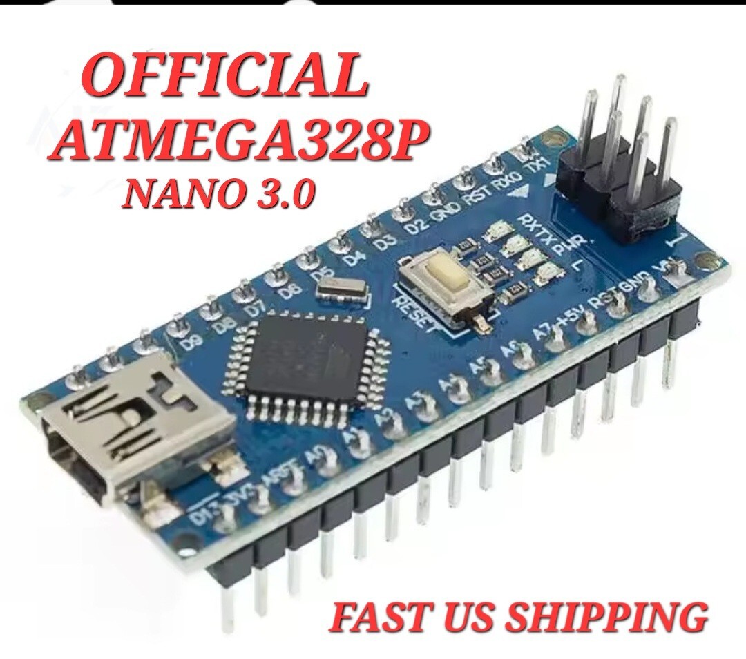 Nano V3.0 ATmega328P TYPE-C Compact Arduino-Compatible Development Control Board