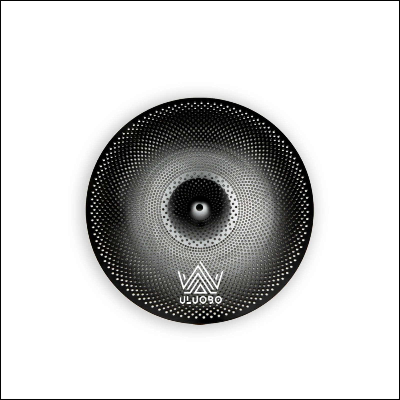 ULUOBO 12 inch Splash Cymbal, Low Volume Small 12 inch-Splash-1Pc, Black