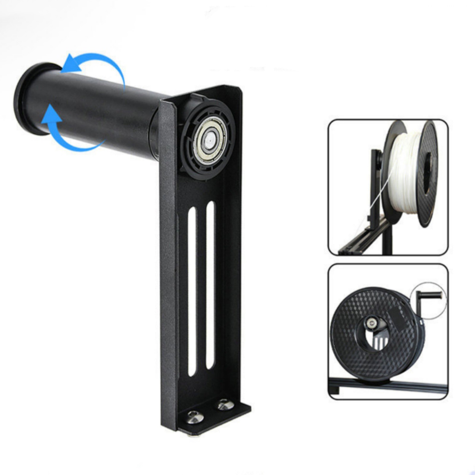 Rotatable 3D Printer Filament Holder Bracket Part For Ender-3 series 3D Printer