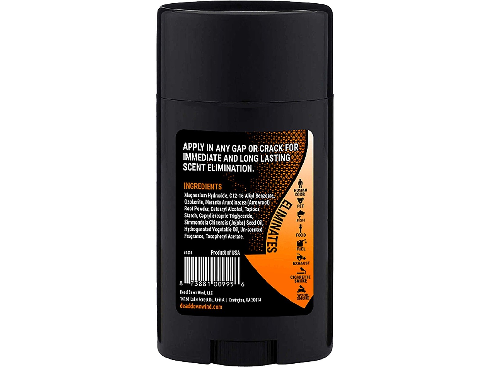 Dead Down Wind Black Premium Natural Deodorant Solid