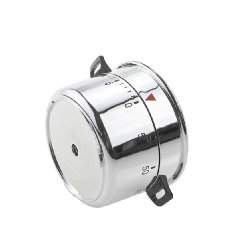 Cute Pressure Cooker Shape Count Down Rotating Alarm Mechanical Cooking Timer
