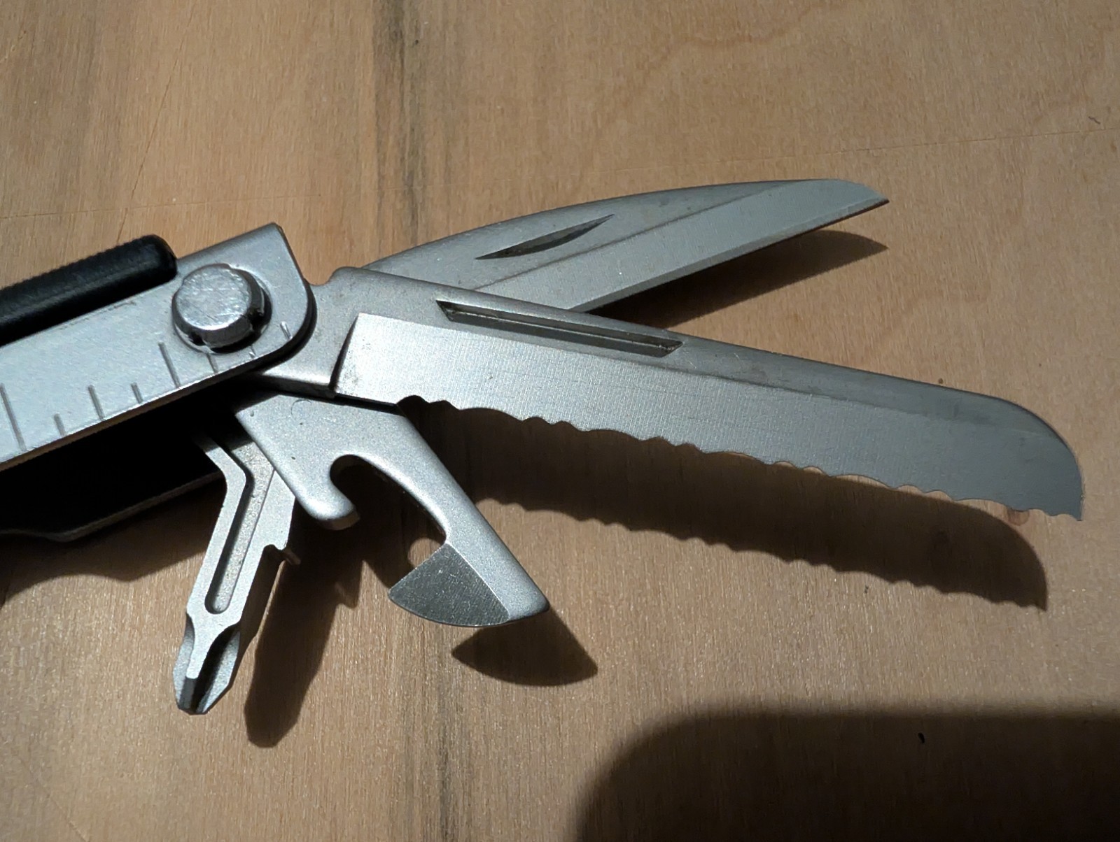 Gerber MP600 Bluntnose Custom Modded With Scissors & Chisel Added See Pictures
