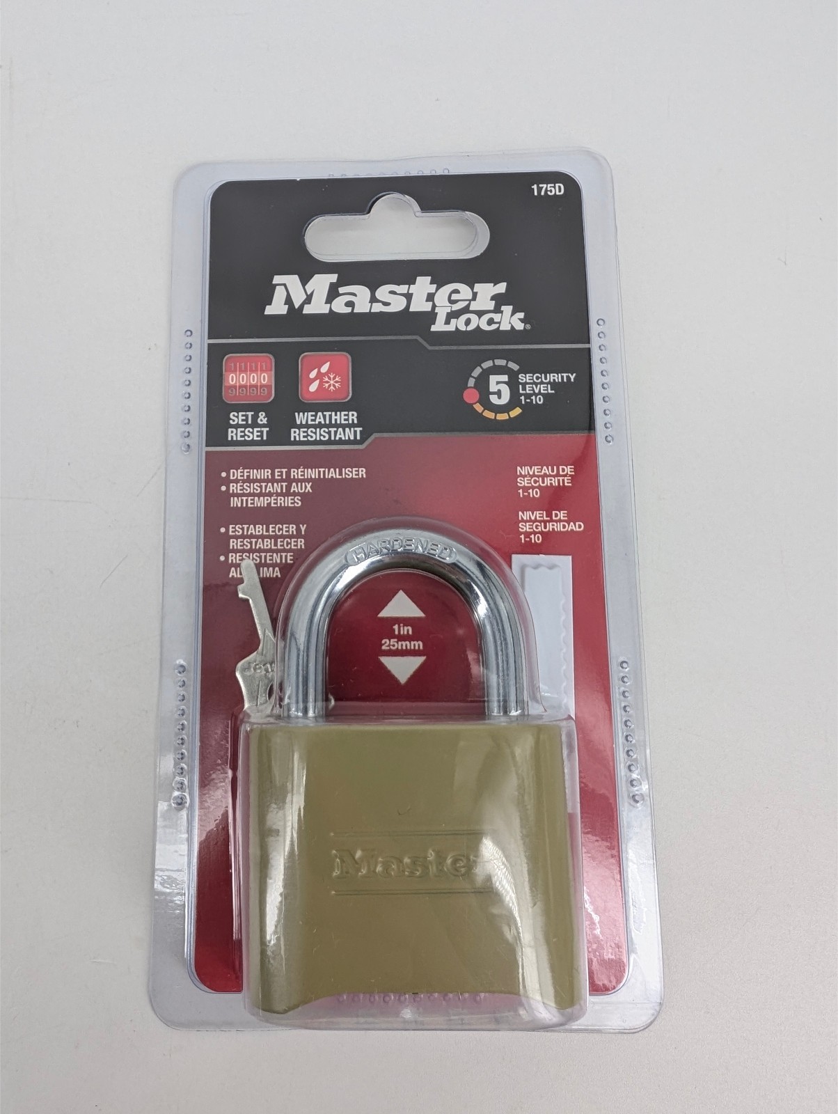 Master Lock 175D Combination Padlock