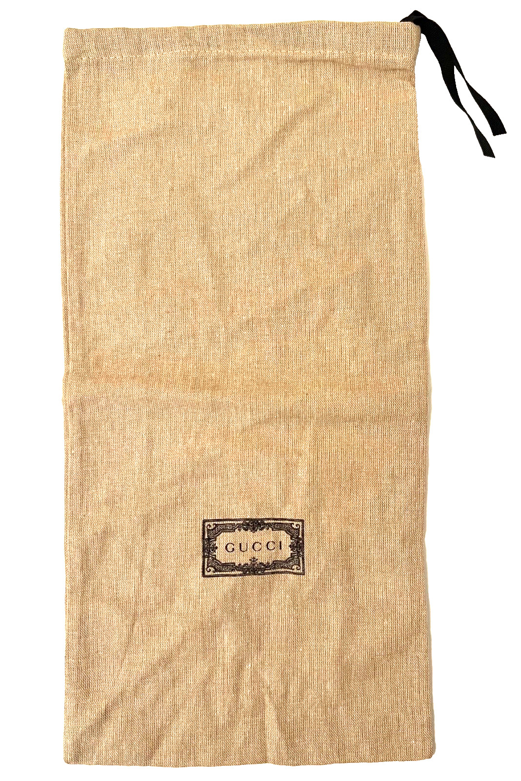 Gucci Dust Bag Handbag Shoe Travel Storage Drawstring Pouch Authentic 8x17 ❤️