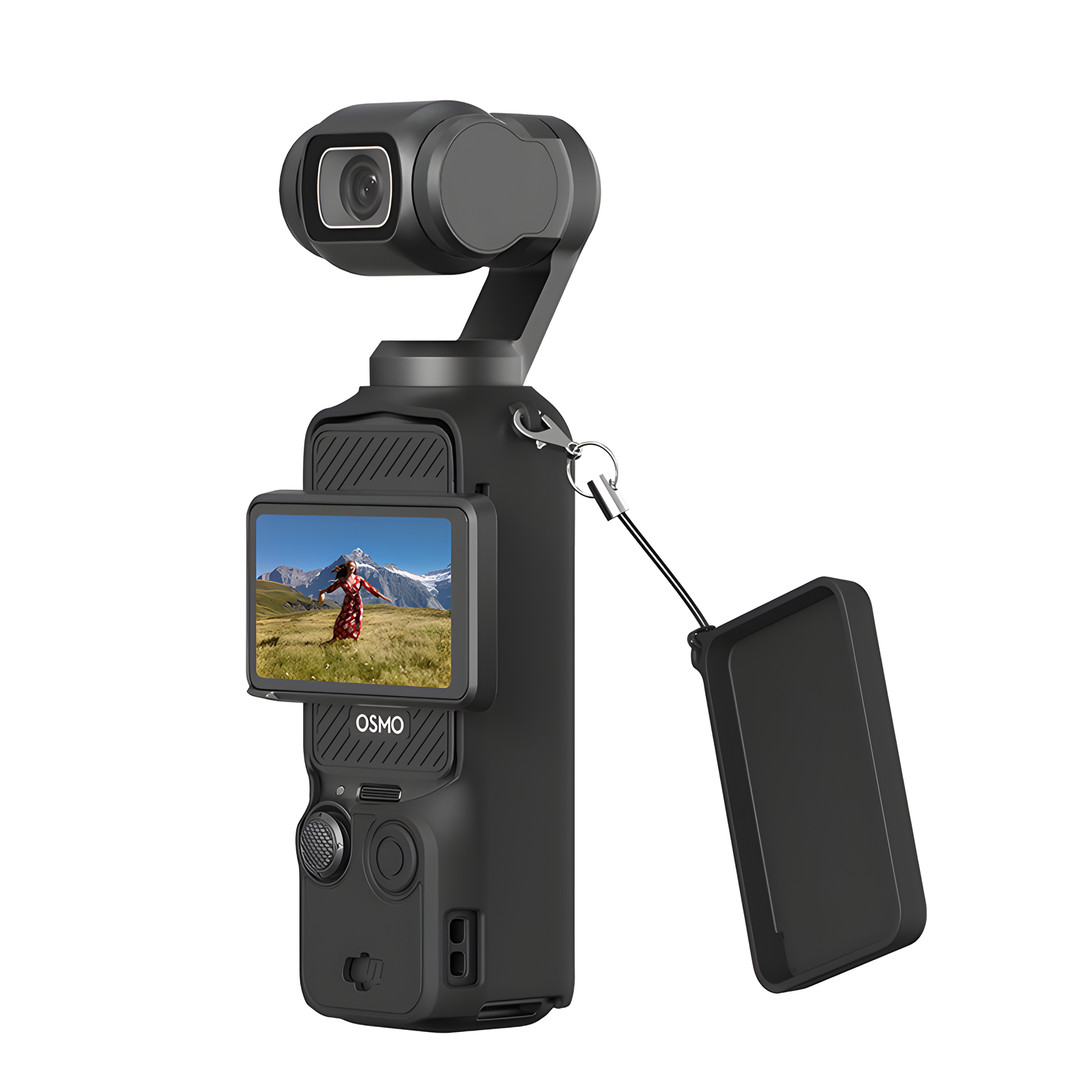 Protective Case for DJI Osmo Pocket 3 Lanyard Lens Cap