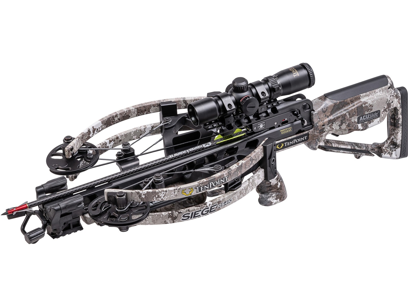 TenPoint Siege RS410 ACUslide RangeMaster Pro Crossbow Package Veil Alpine