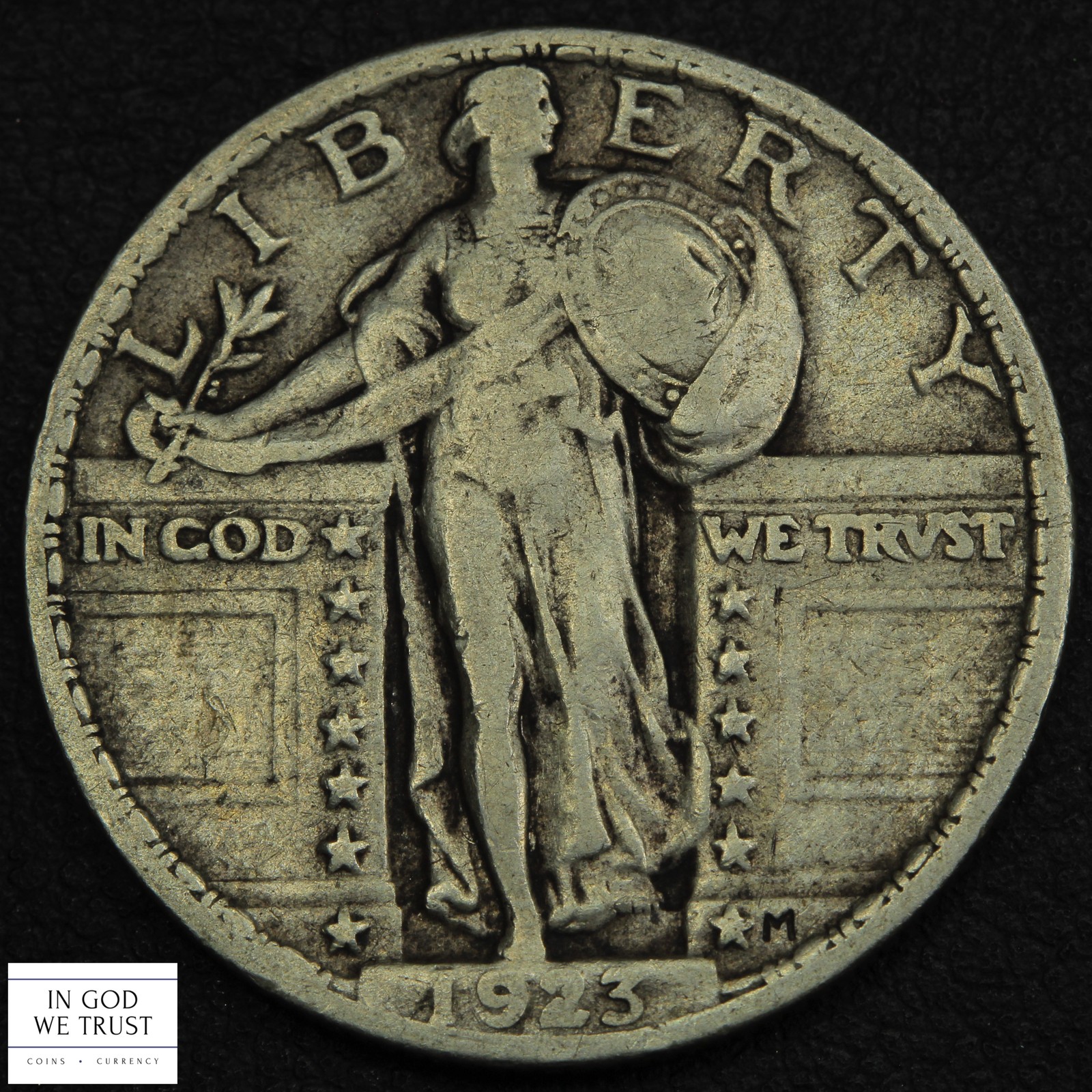 1923 Standing Liberty Silver Quarter 25C