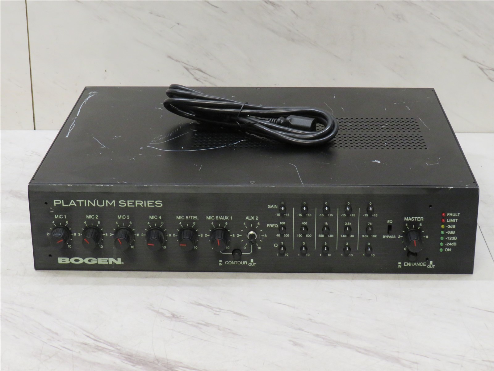 Bogen PS600 Platinum 600W 8-Ohm 25/70V PA Mixer Amplifier