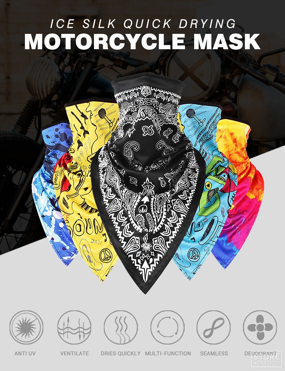 Outdoor Cool Sports Bandana Face Headwear Head Neck Gaiter Snood Tube Scarf