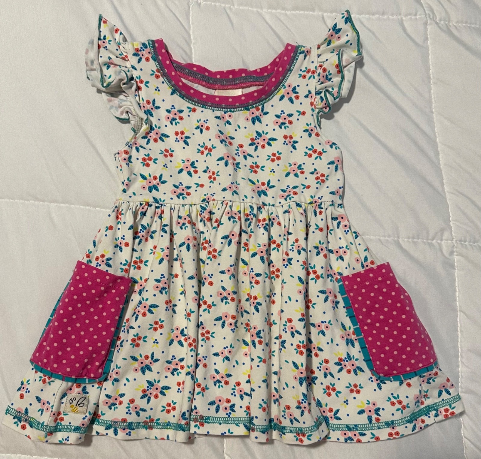 Wildflowers Pocketful of Posies Tunic Top Girls La La Land Size 2