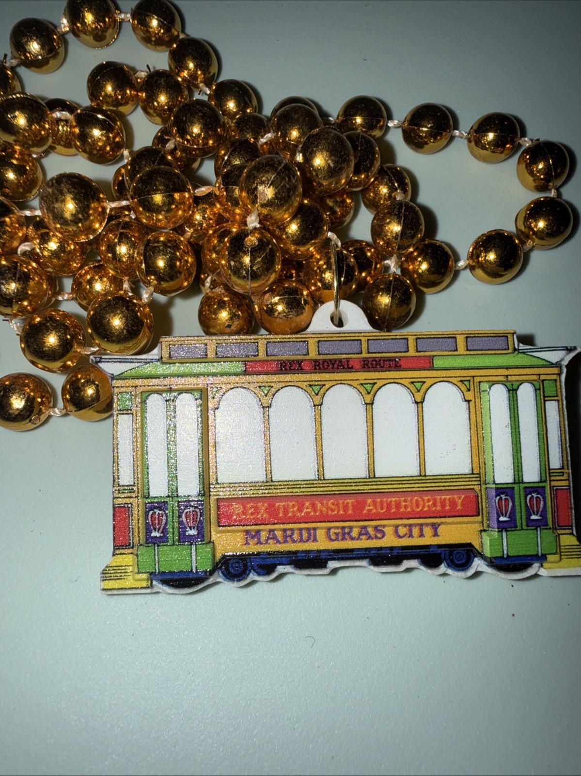 2025 Krewe Of Rex Street Car Float Bead New Orleans Mardi Gras