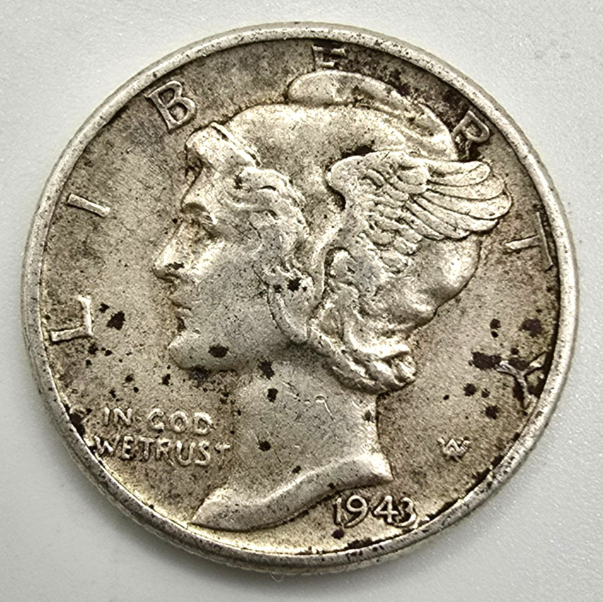 1943 P Mercury Dime AU You Grade It! 90% Silver Type Coin As Shown Free ship!