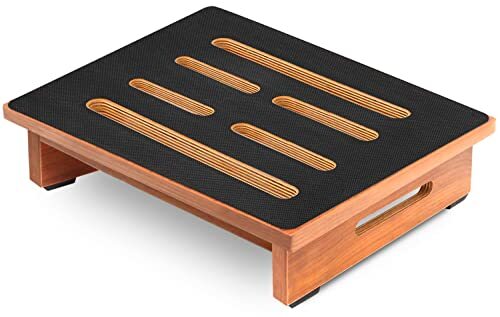 One Step Stool for Adults Seniors with Non-Slip Rubber Stepping Feet Heavy Du...