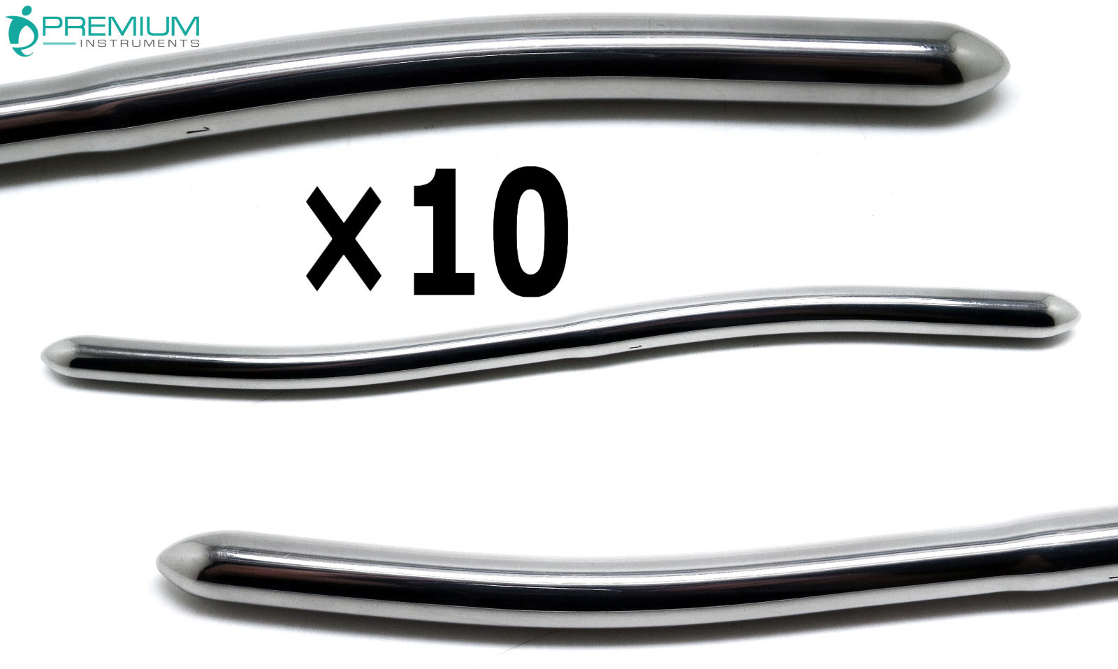 10× Hegar Uterine Dilators Gynecology 9mm/10mm Surgical Sounds Instruments