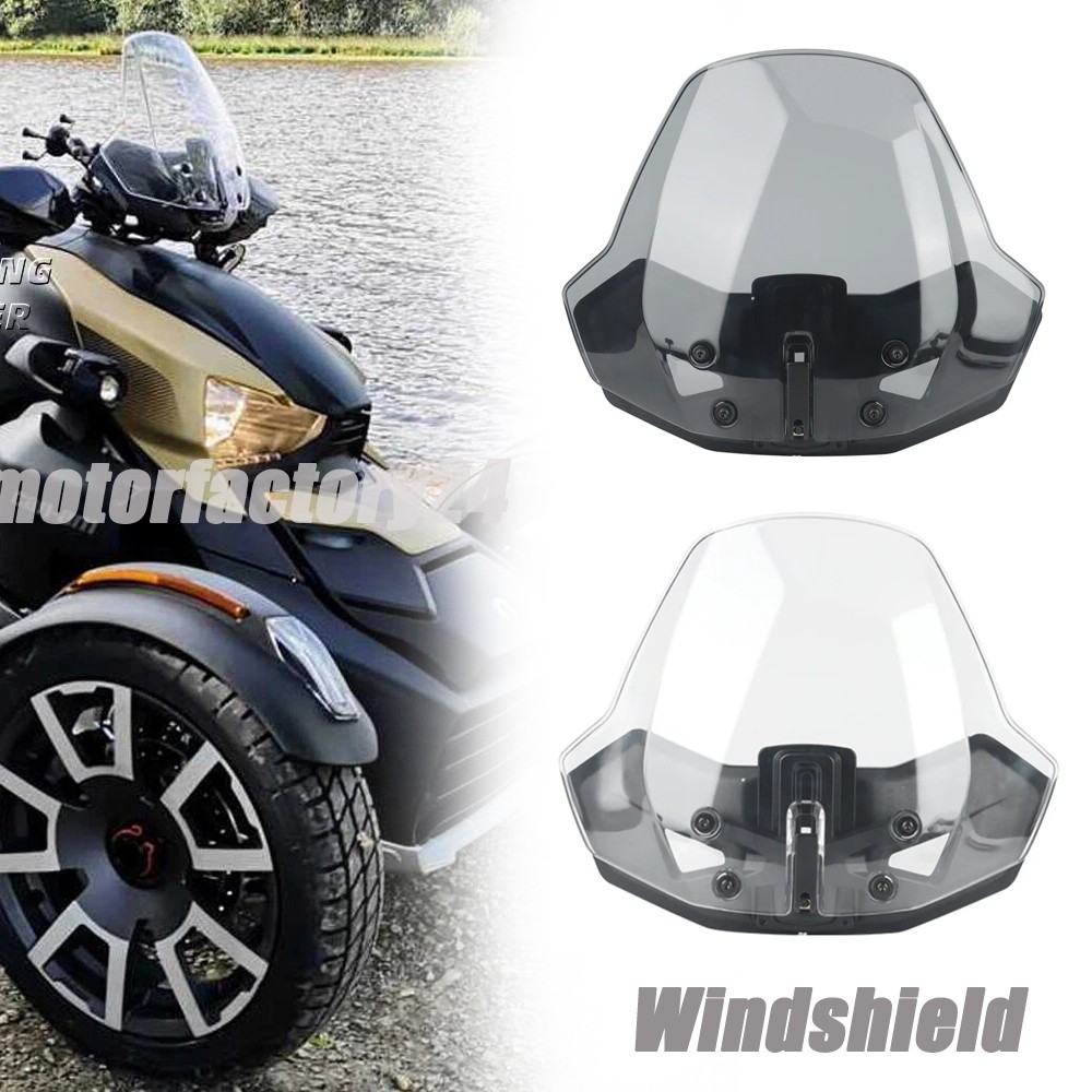 Adjustable Windshield Shield Wind Screen For Can-Am Ryker 900 600 Sport Rally