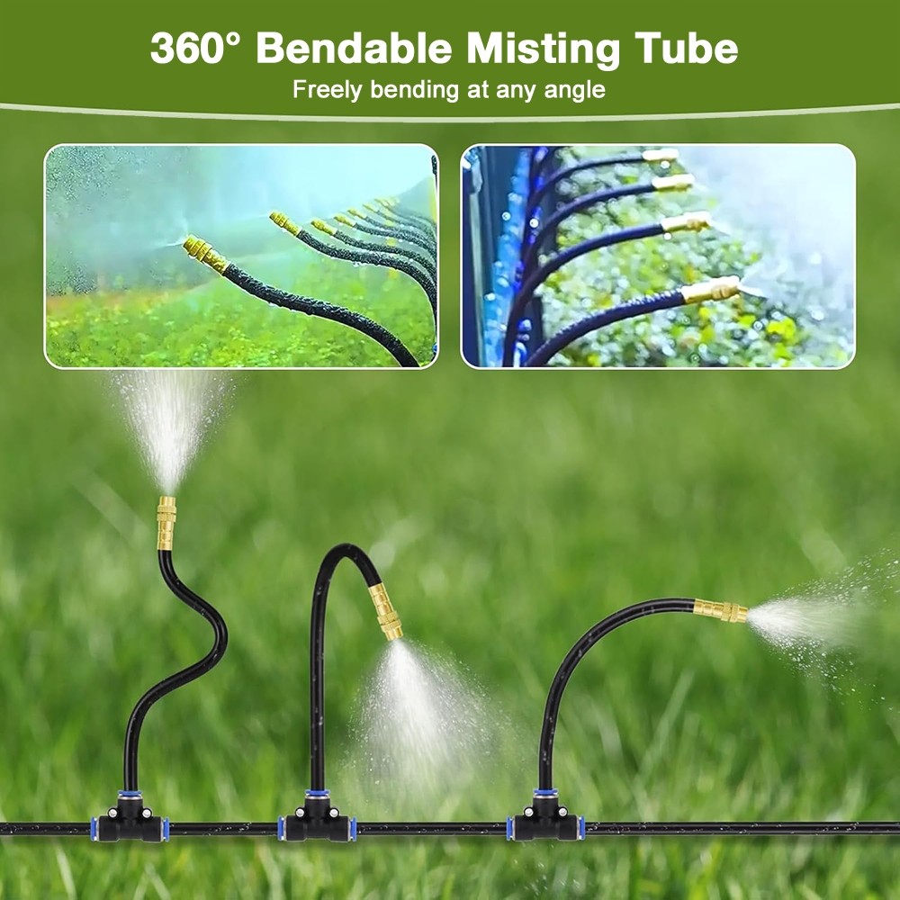 30M/100FT Automatic Drip Irrigation System Kit Garden Watering System Plants