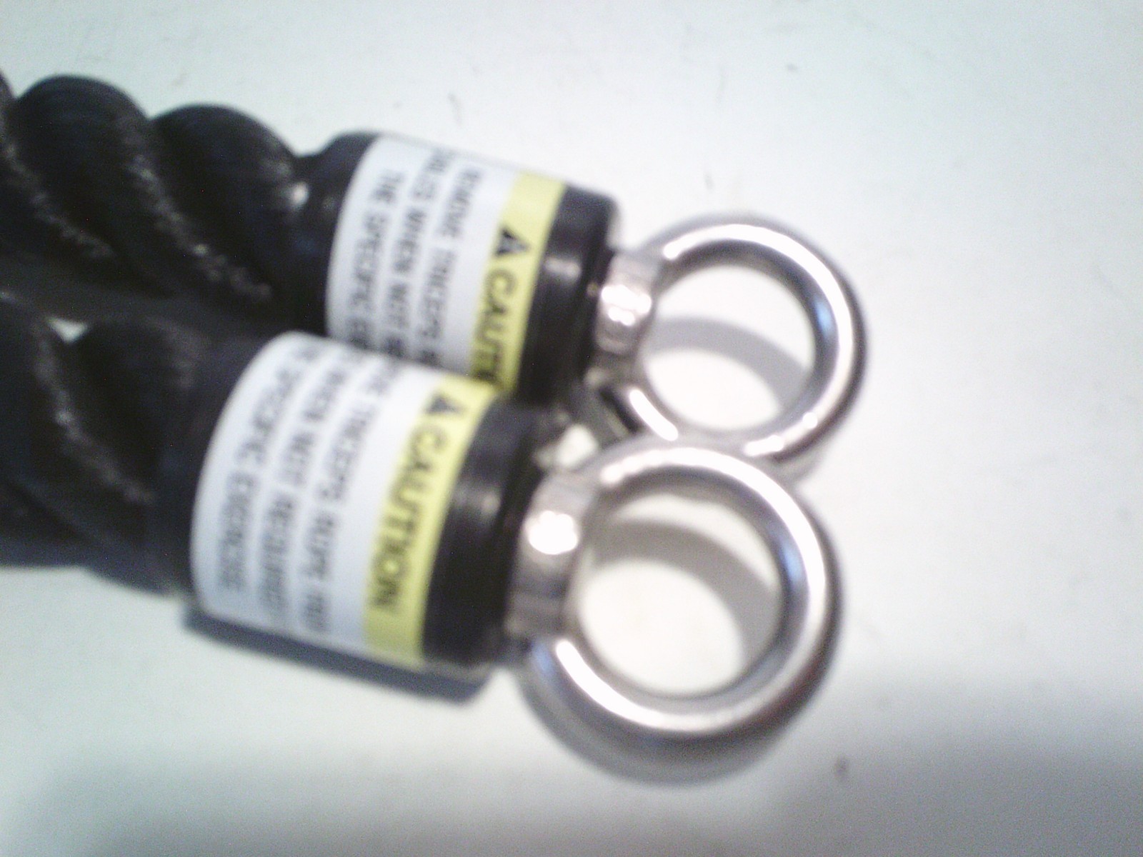Two Clean 14" Pull Down Knob Ropes for Cable Weight Machines FREE SHIPPING