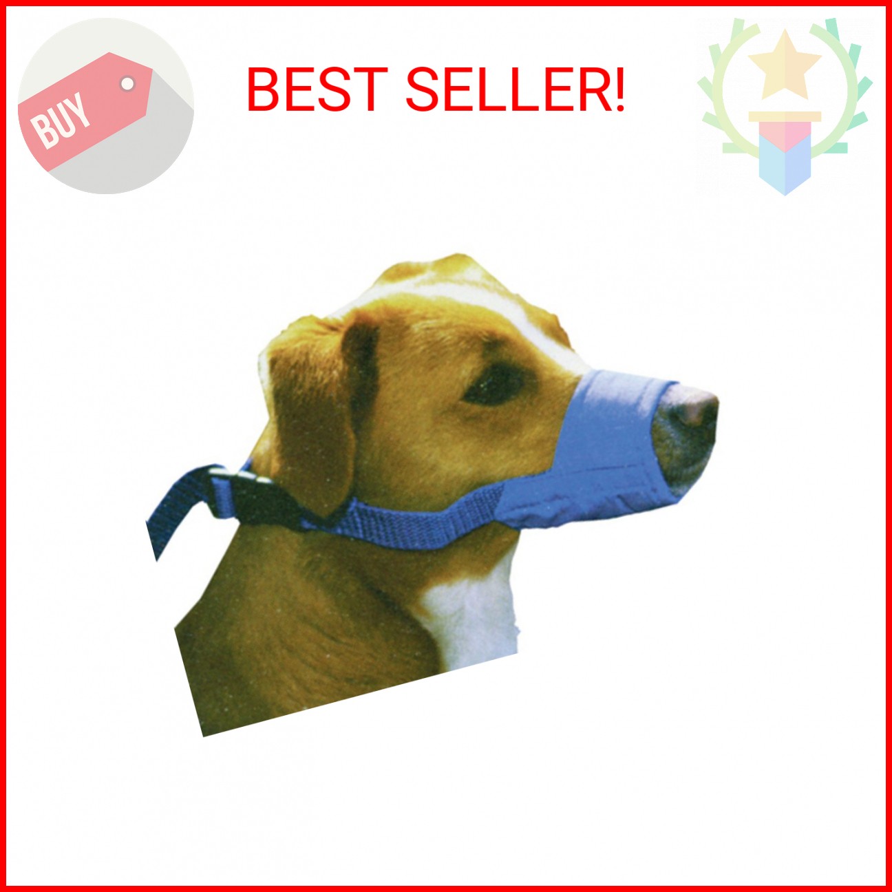 Four Flags Over Aspen Nylon Quick Muzzle The Original for Dogs XXSmall