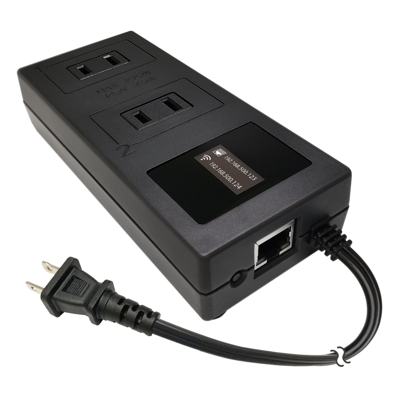 ezOutlet5-2R - Dual Outlet Internet Enabled IP & WiFi Remote Power Switch wit...