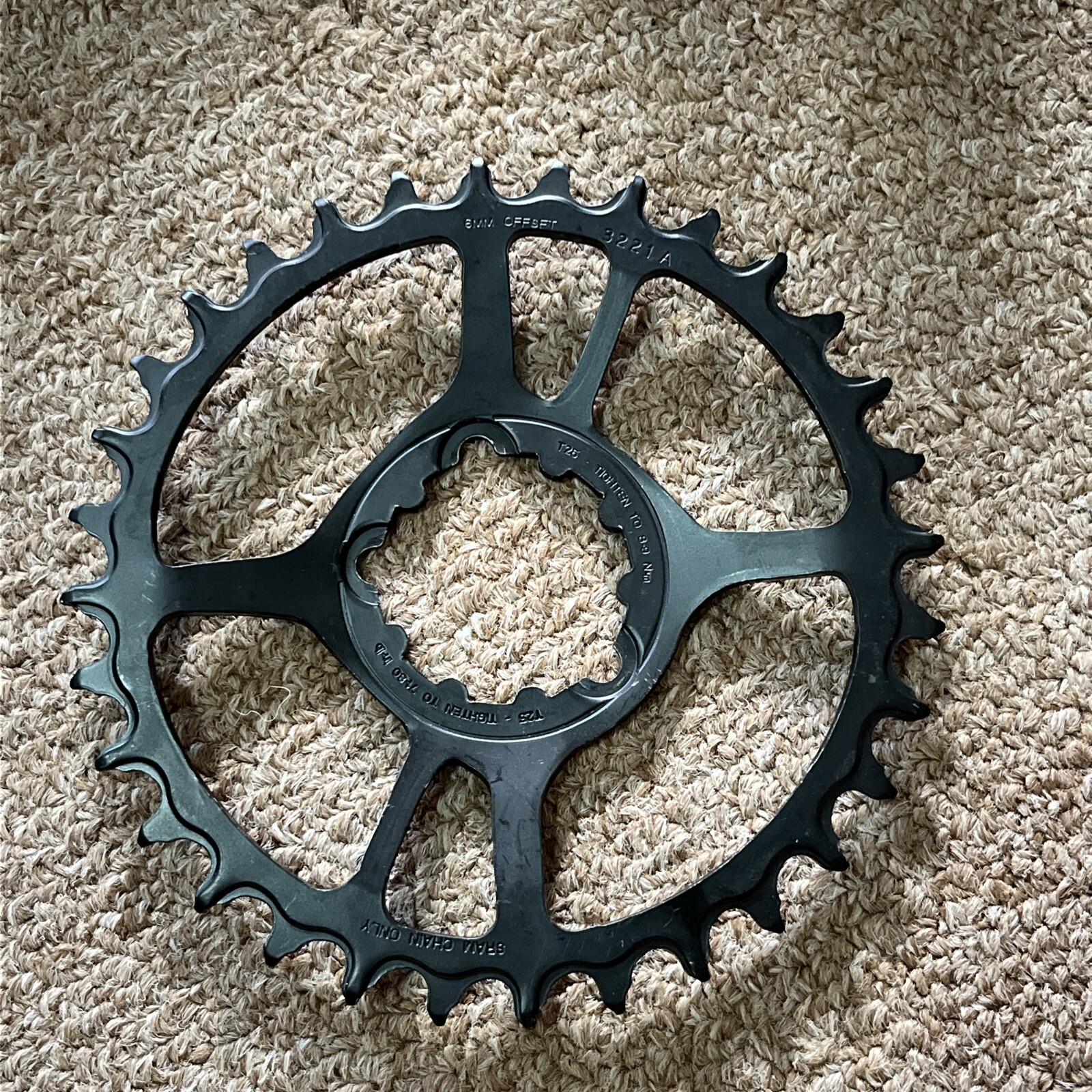 SRAM X-Sync 2 Eagle Steel Direct Mount Chainring 32T 6mm Offset