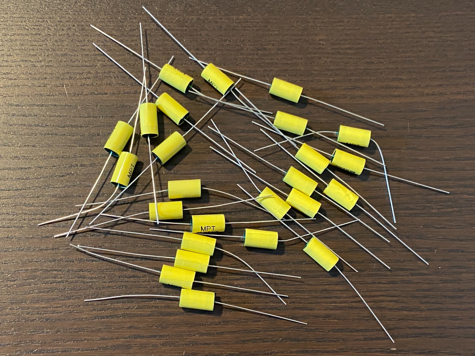 Qty 25 New .0039 uf 630v Yellow Film Capacitors Guitar Tube Amp Tone 392K 3900pf
