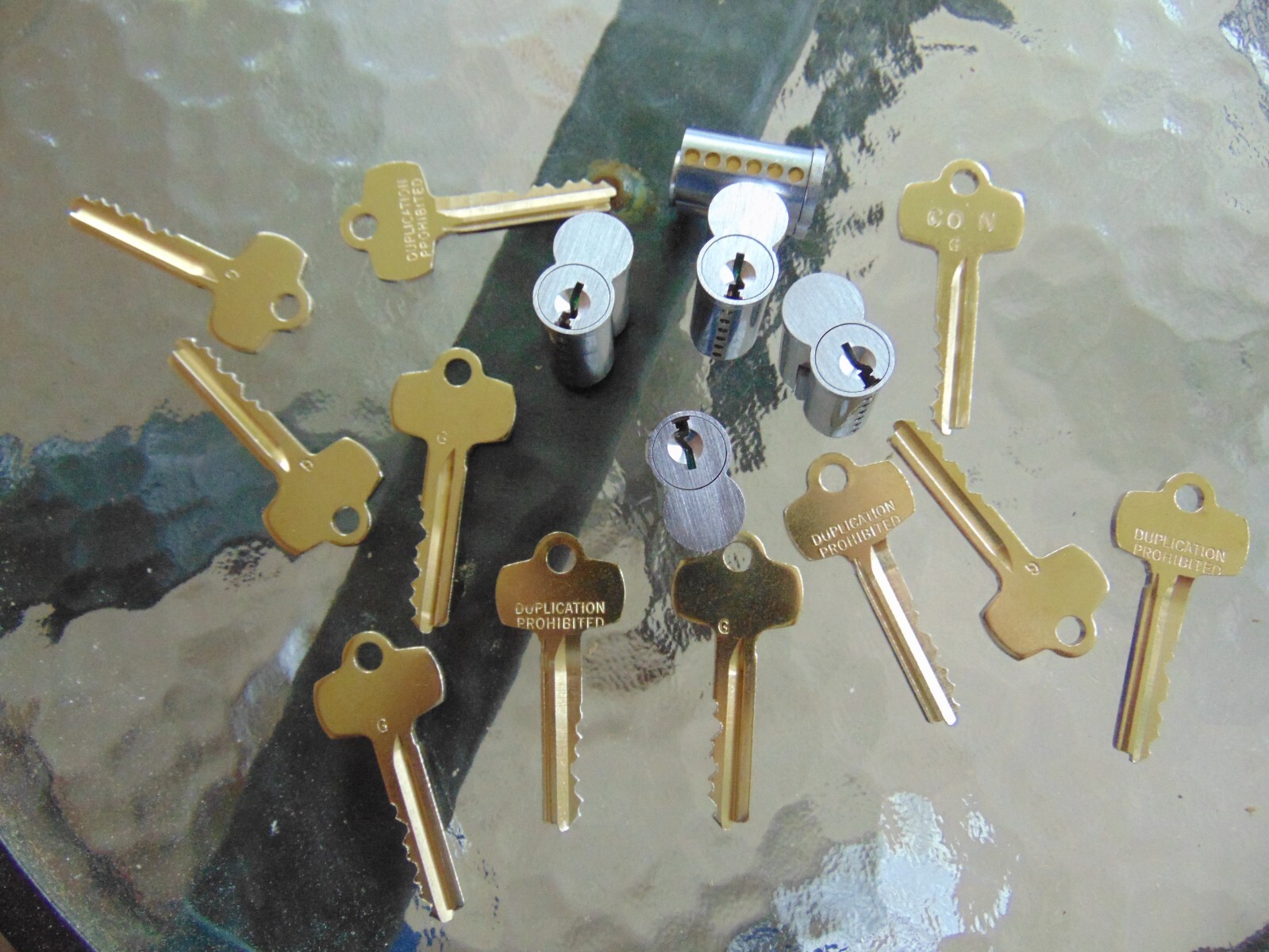 5 - BEST LOOK A LIKE   G   CORES  6 PIN WITH 1 CORE KEY AND 10 KEYS  LOCKSMITH