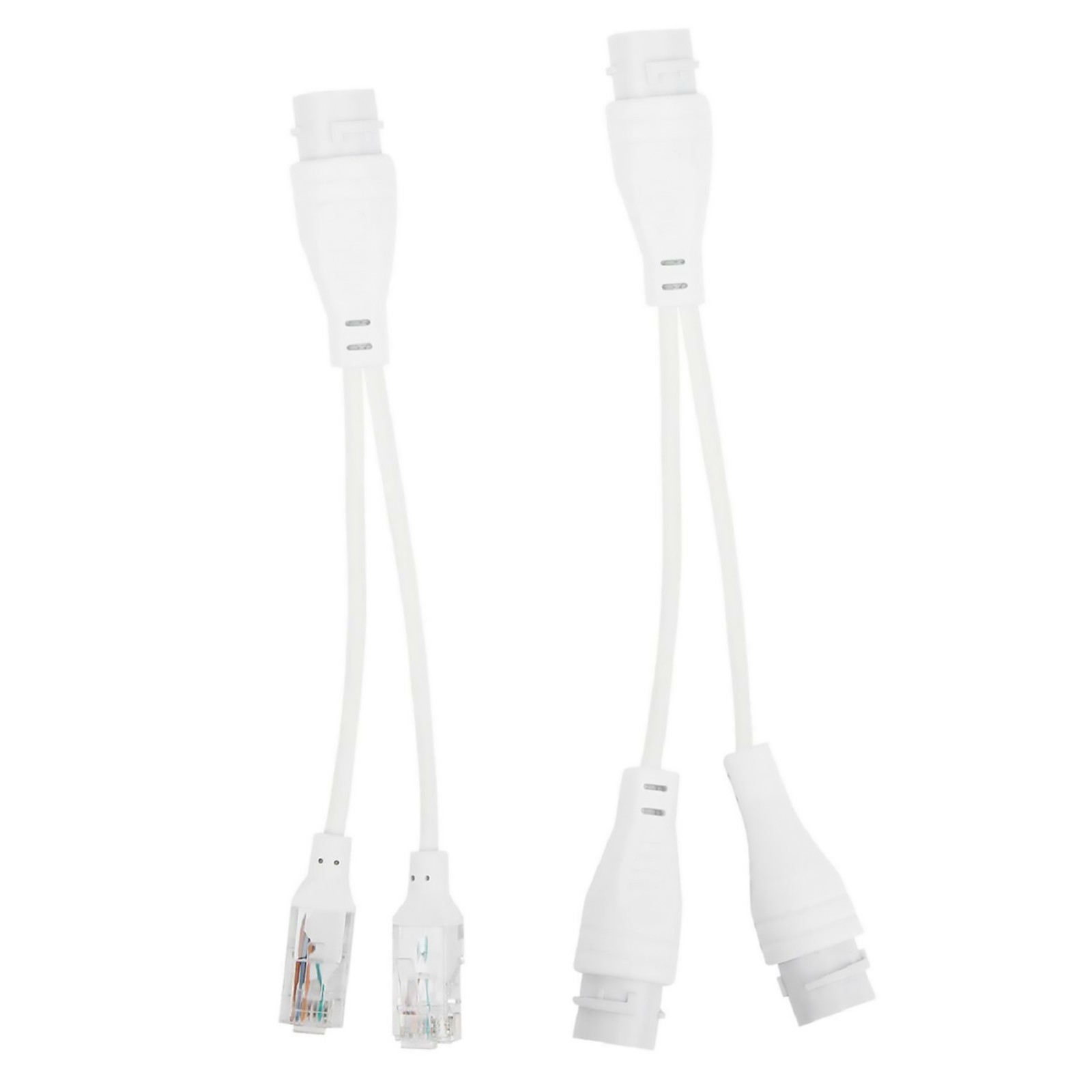 POE Splitter RJ45 2-in-1 Network Cabling Connector For Security Camera Install
