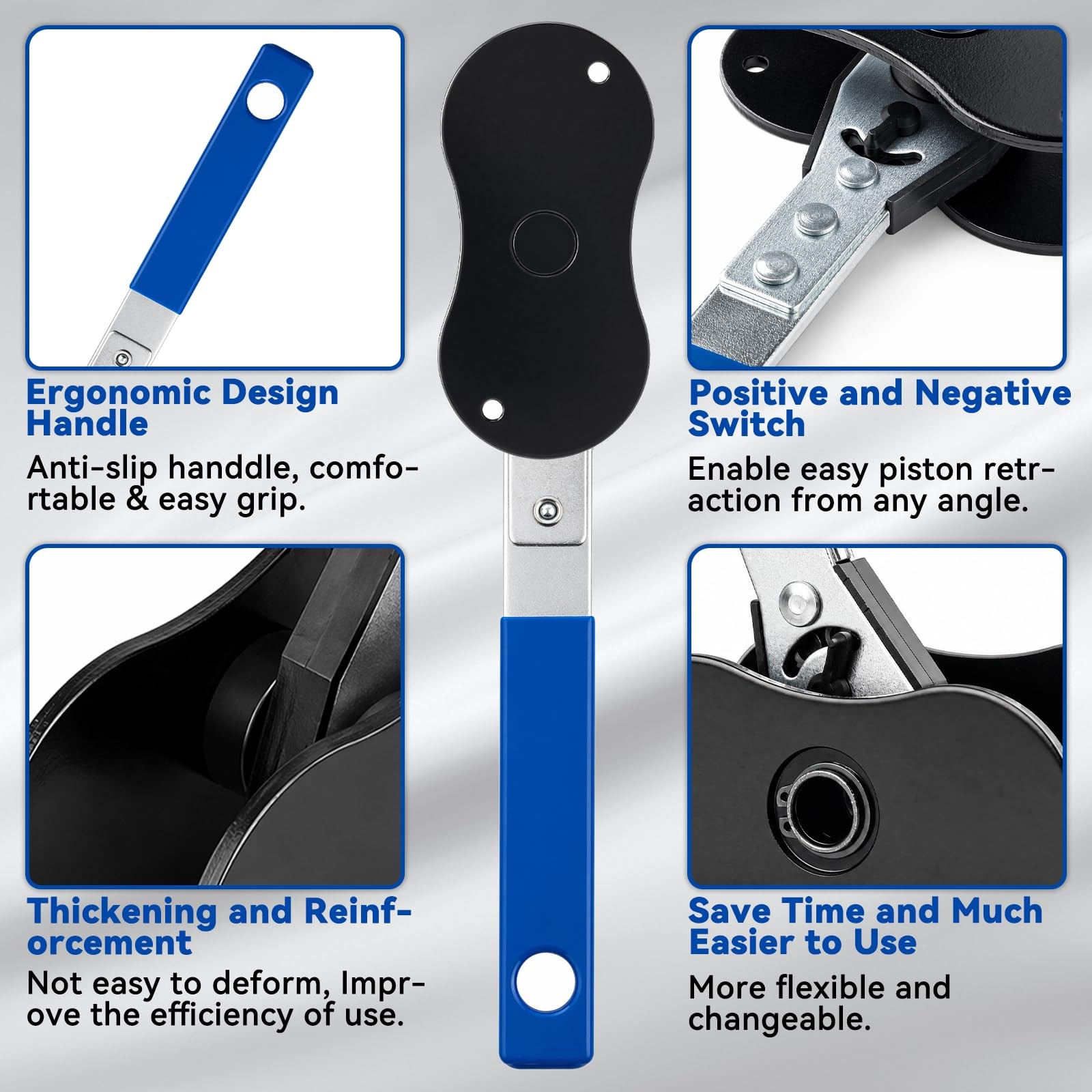 Blue Brake Caliper Compression Tool Pad Spreader