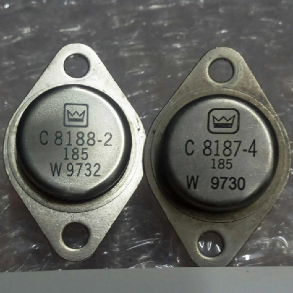 5pairs (10PCS) Transistor Crown TO-3 C8187-4+C8188-2 C81874+C81882 C8187+C8188