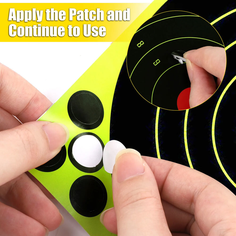 60Pack 8" Shooting Targets Splatter Gun Rifle Paper Target Practice Exercise US
