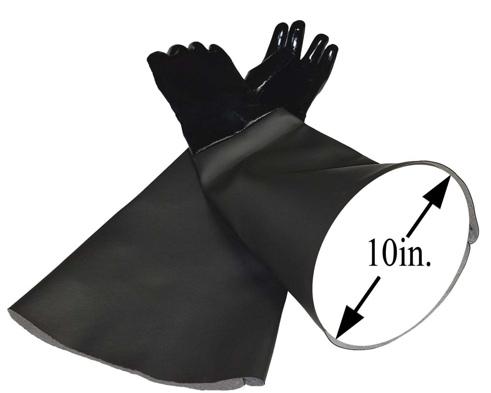 10X30 Best Mfg. Sandblast Sandblasting Cabinet Blaster Gloves #Neo10-30