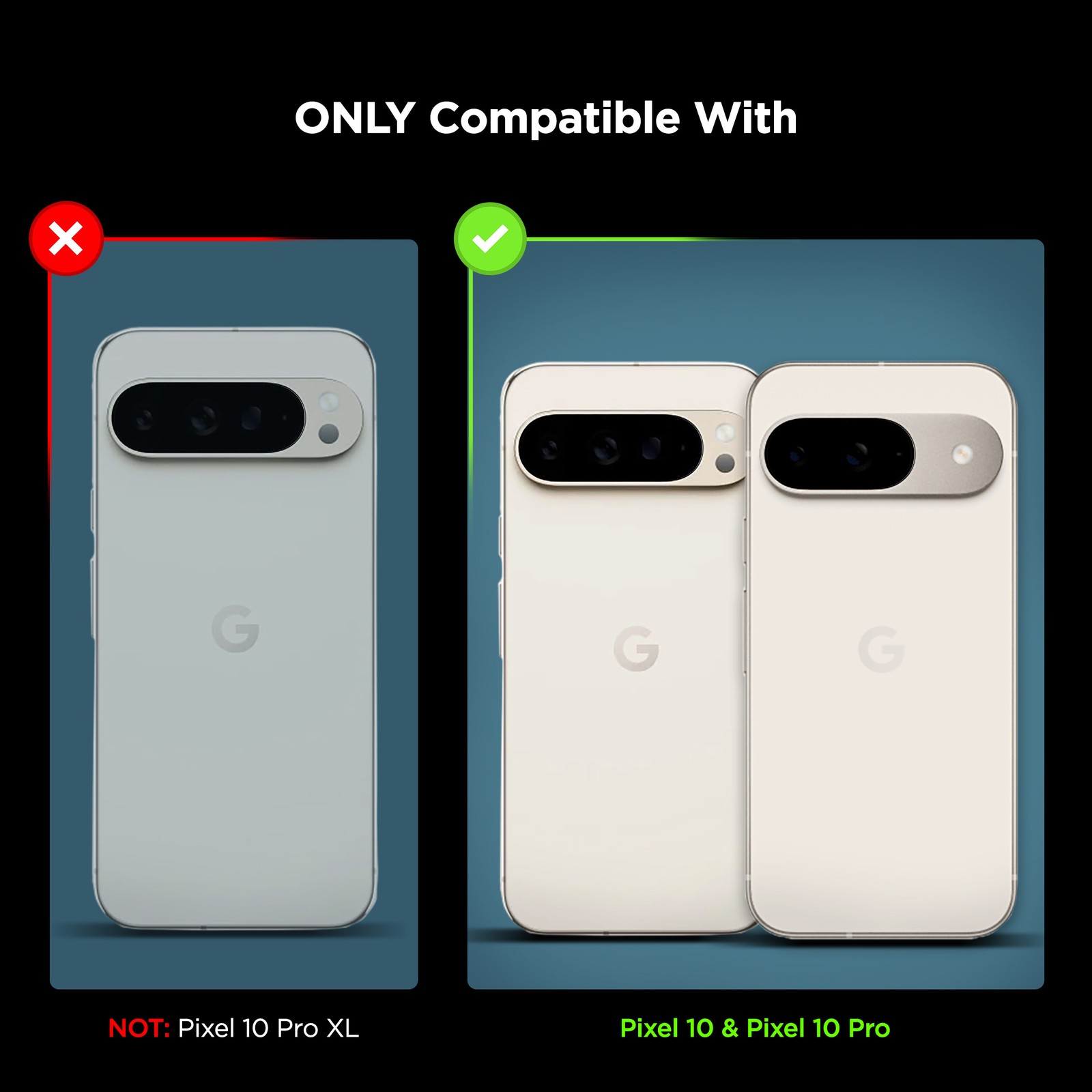 For Google Pixel 10 / 10 Pro SlimShield Case with Belt Clip Holster