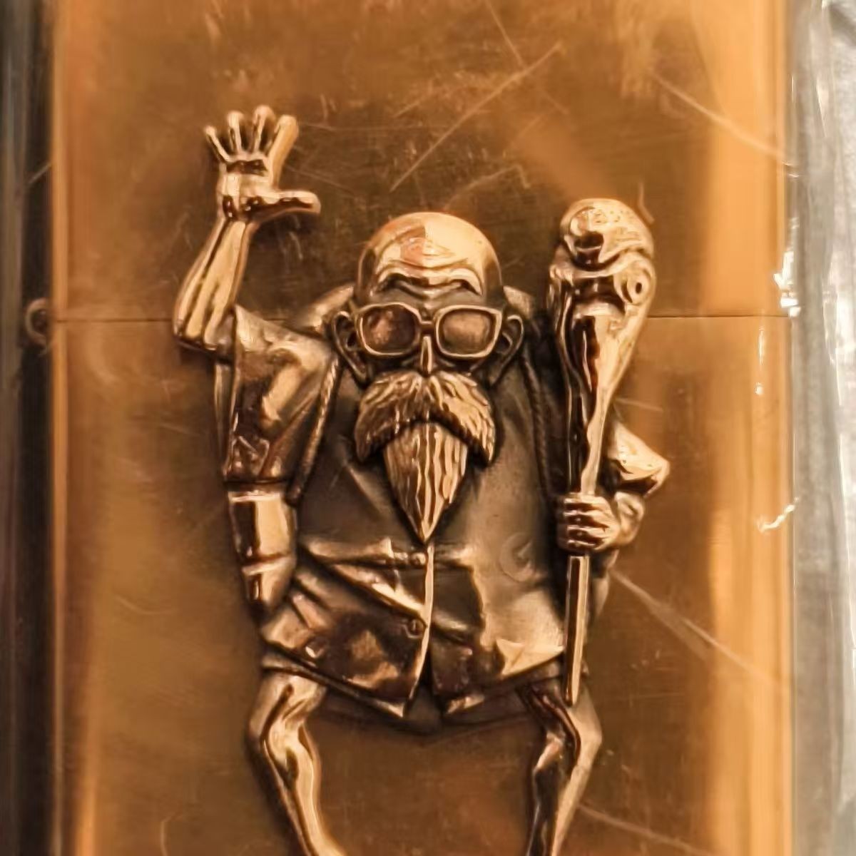 1 piece Brass Game character Turtle Immortal sticker lighter DIY accessories